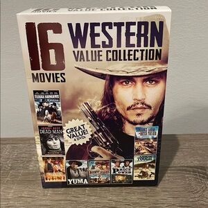 Western Movie Collection 4 DVD Set = 16 movies!